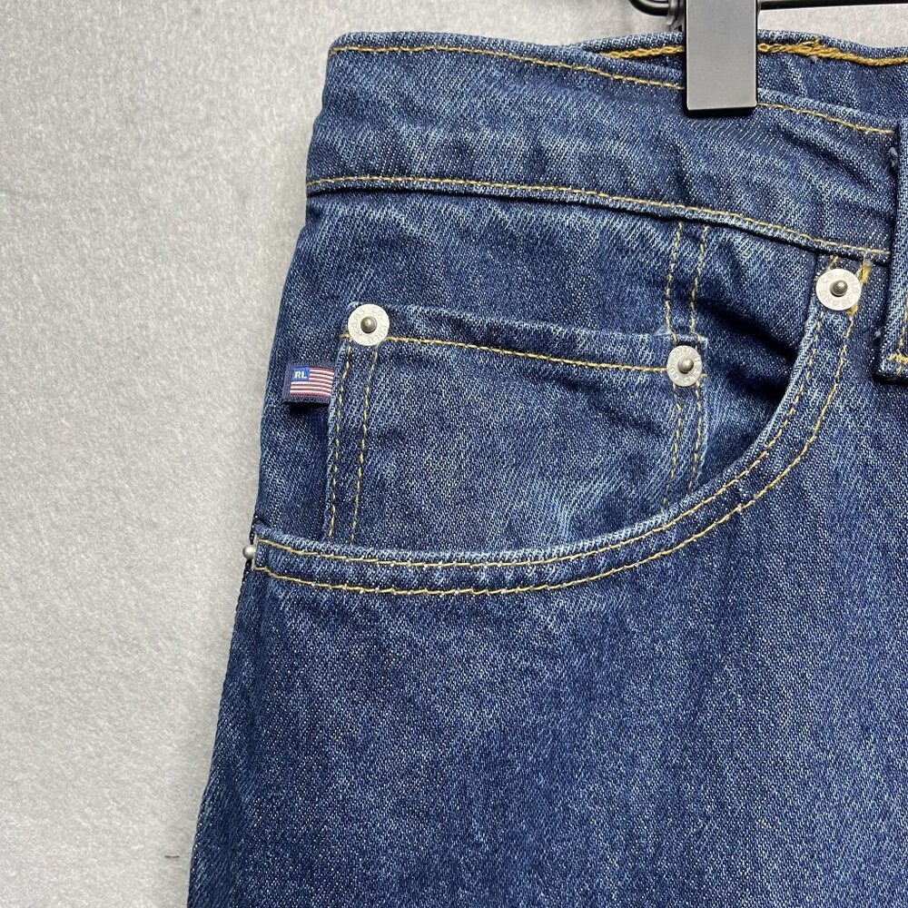 Vintage Polo Ralph Lauren Relaxed Fit Jeans 38 Y2K Denim - Picture 9 of 11